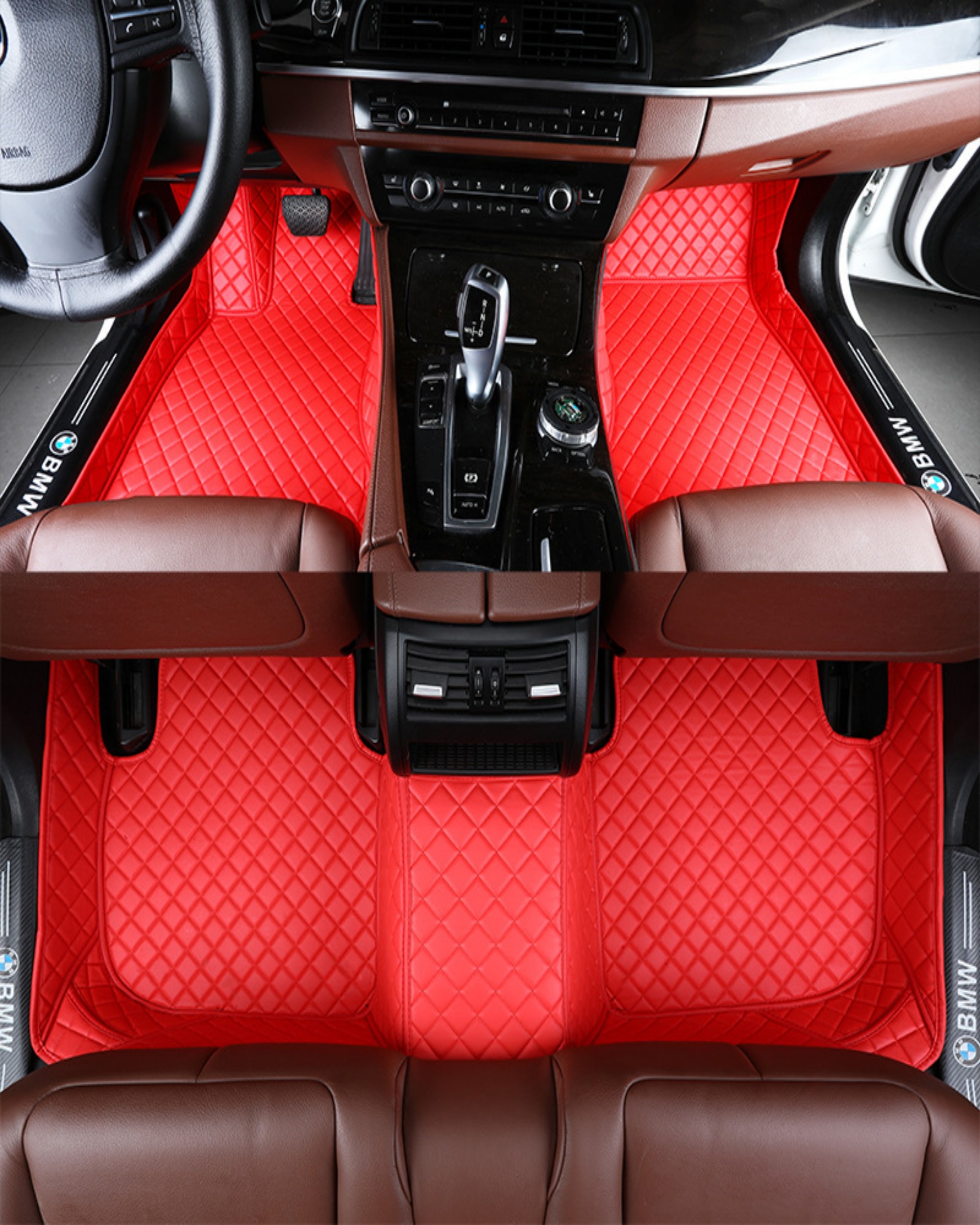Bright red NAPPA Leather Single layer