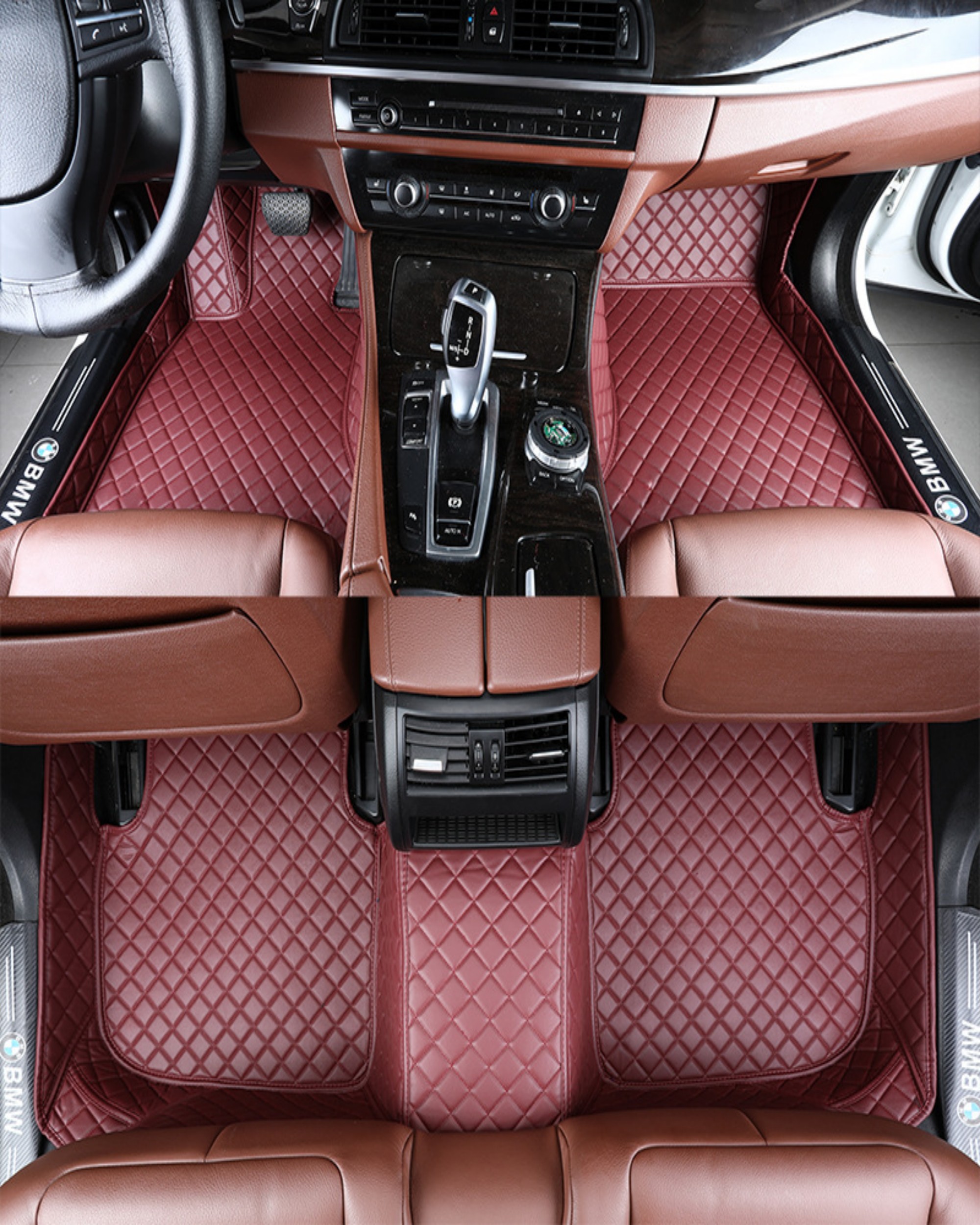 Wine red NAPPA Leather Single layer