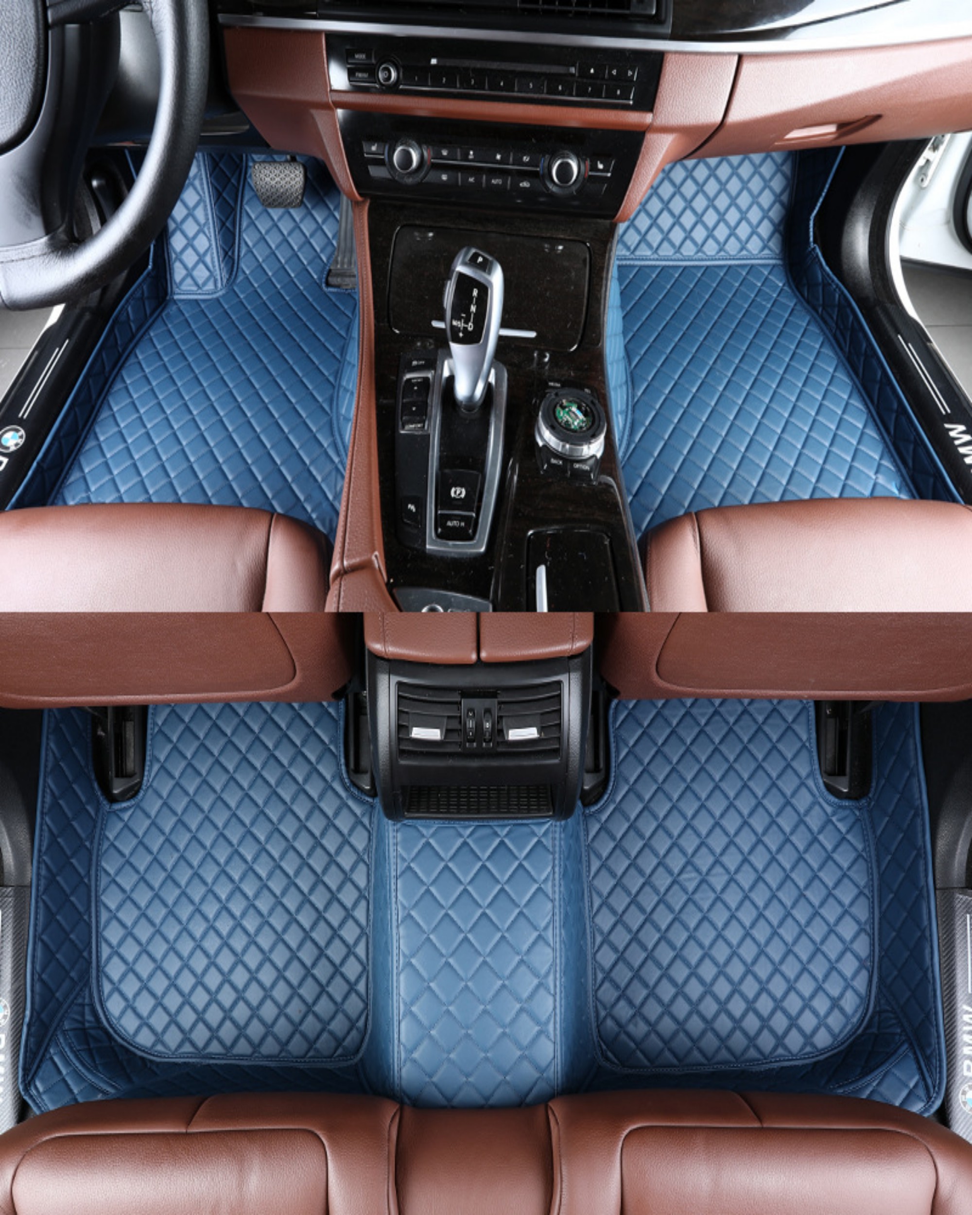 blue NAPPA Leather Single layer