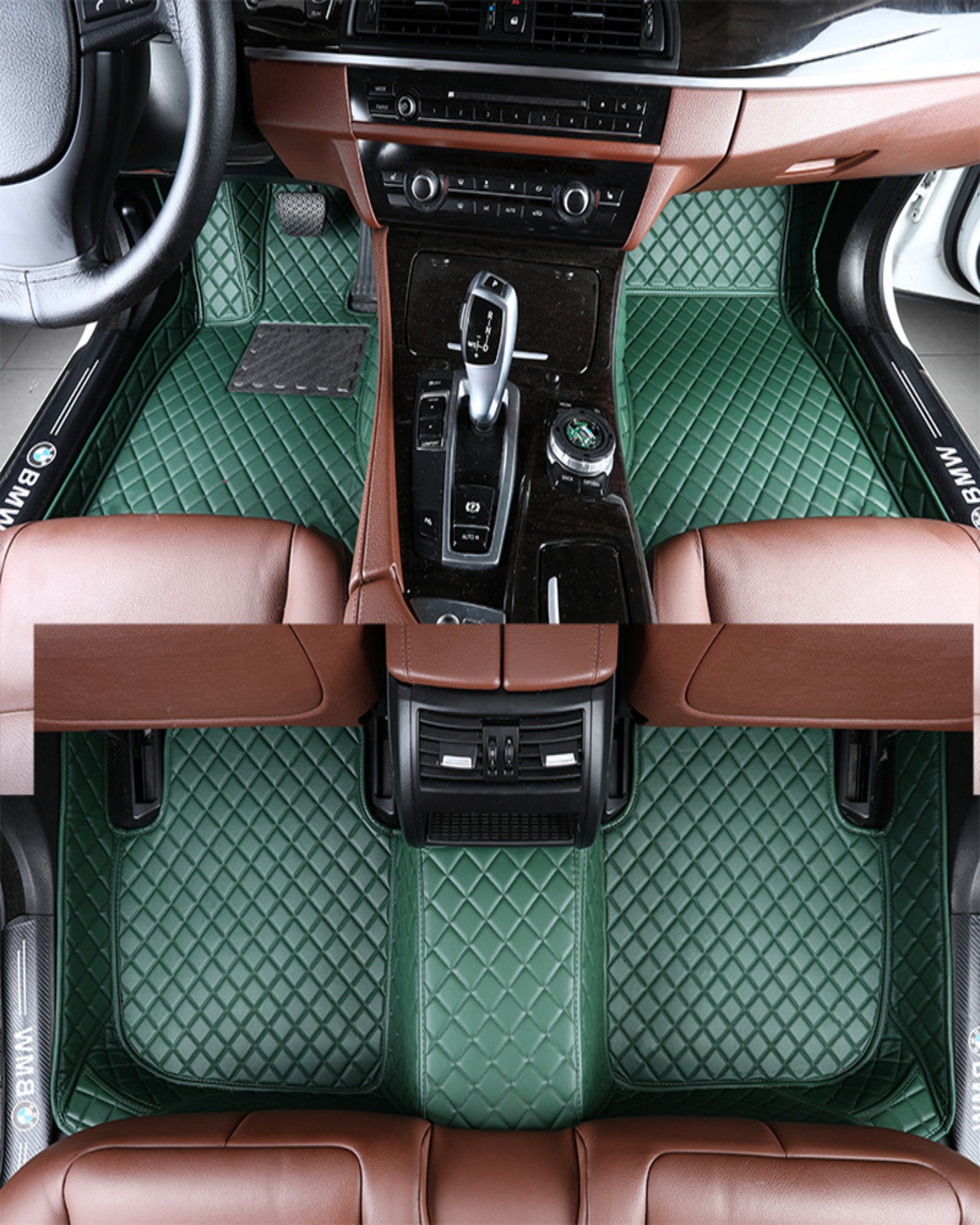 GREEN NAPPA Leather Single layer